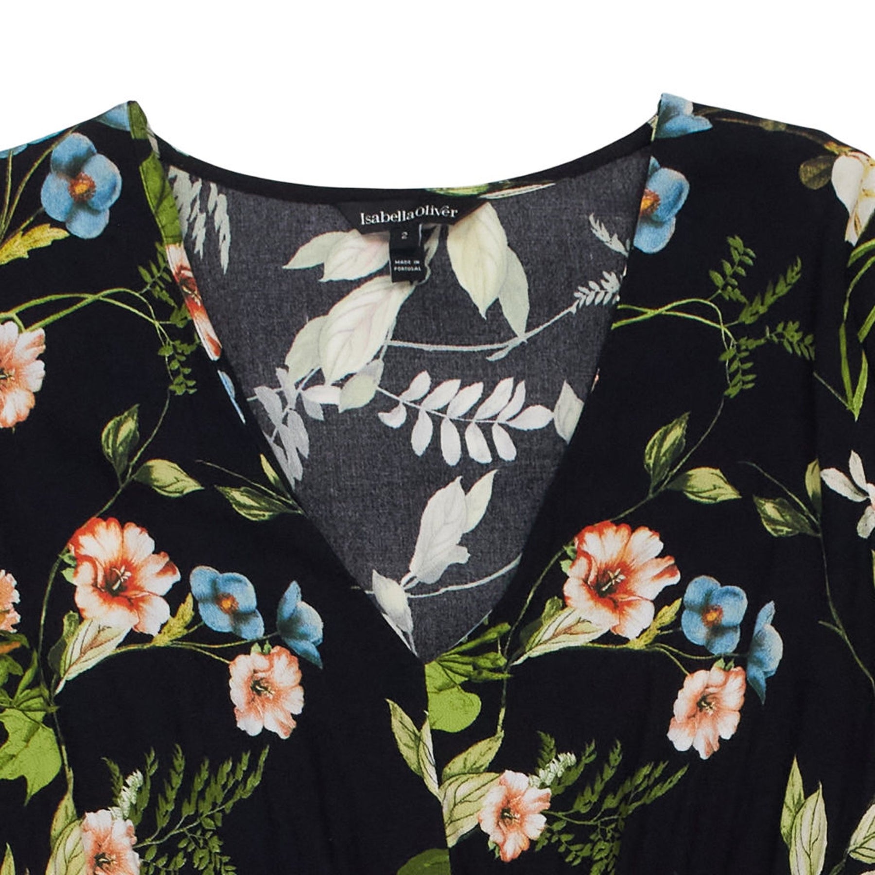 Isabella Oliver Floral Midi Dress