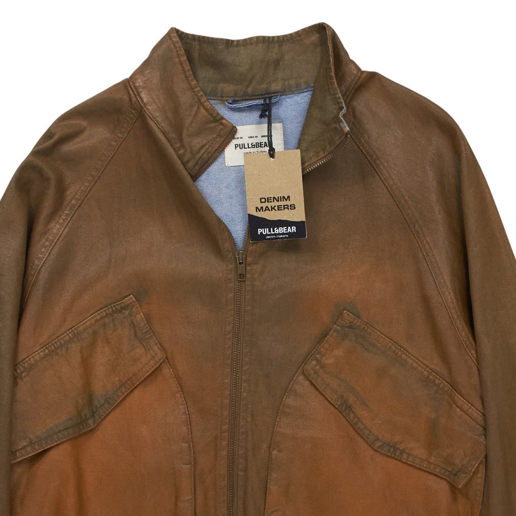 Pull&Bear Brown Zip Jacket