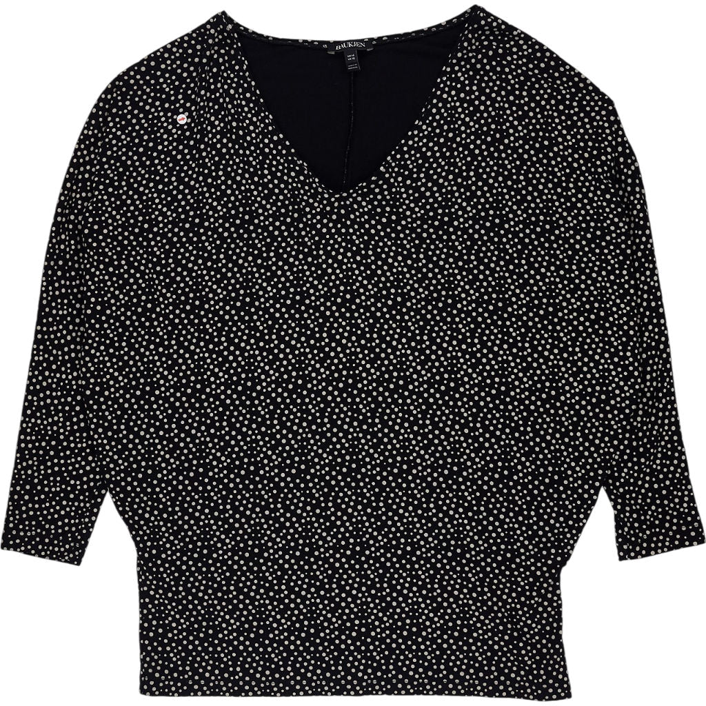 Baukjen Black Polka Dot Top