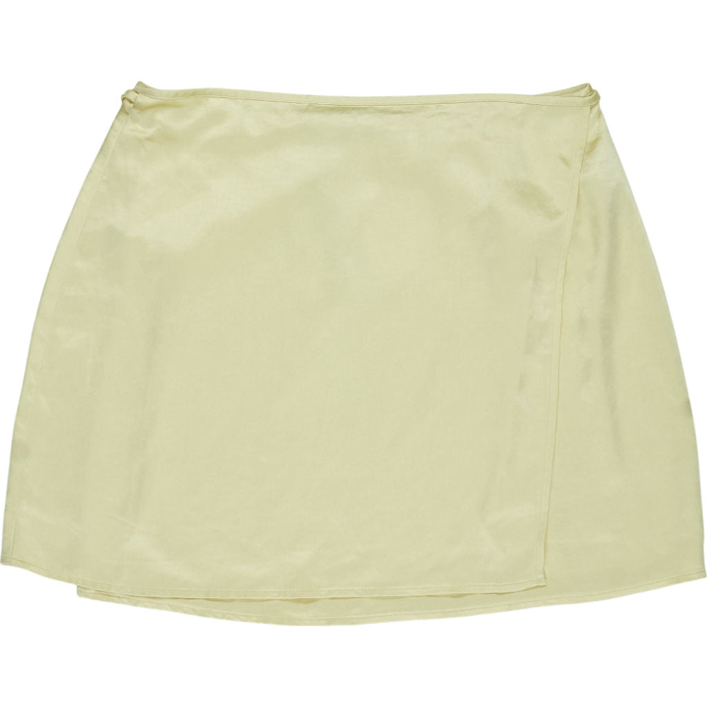 Motel Buttercream Satin Nawa Skirt