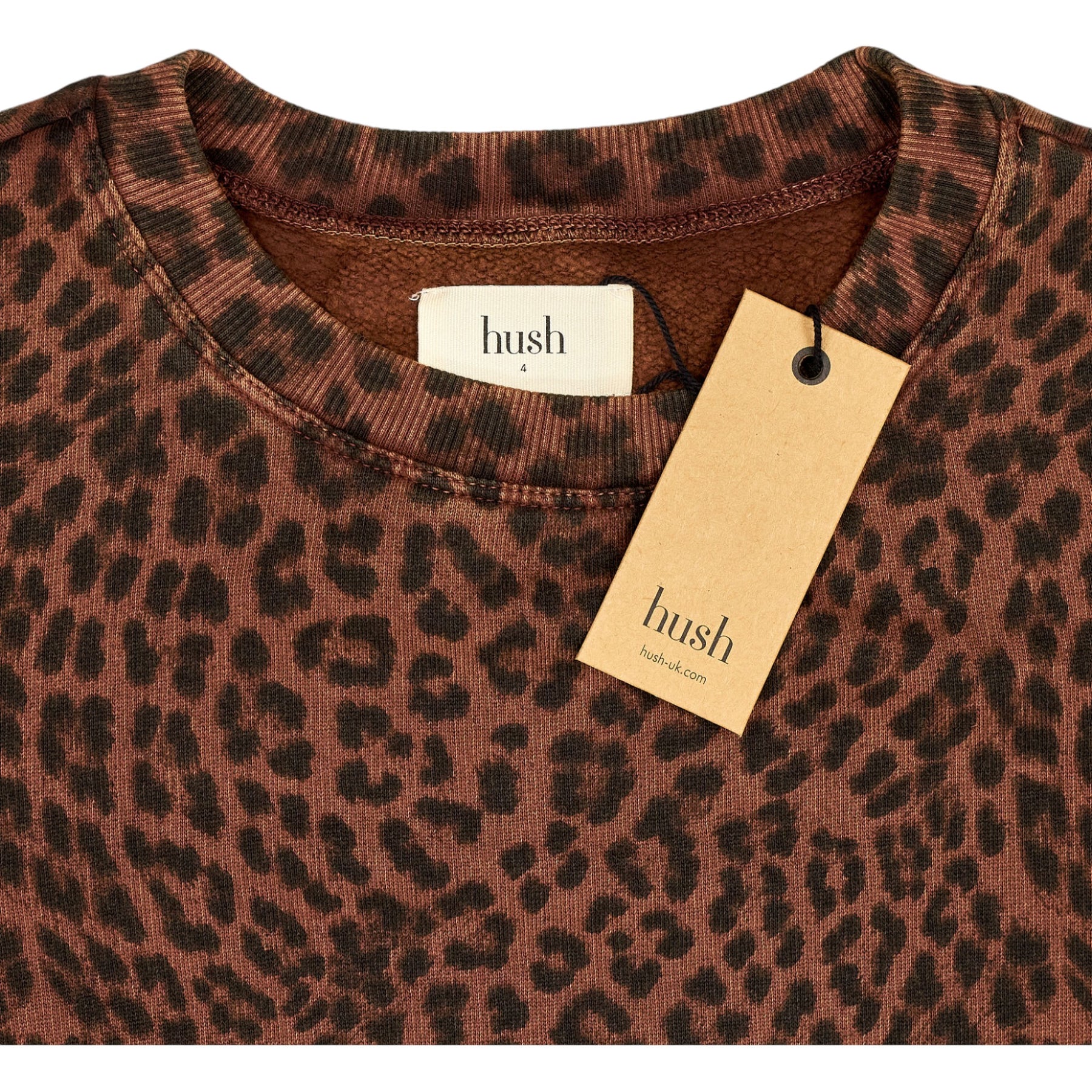 Hush Brown Iiona Sweat Tunic Dress
