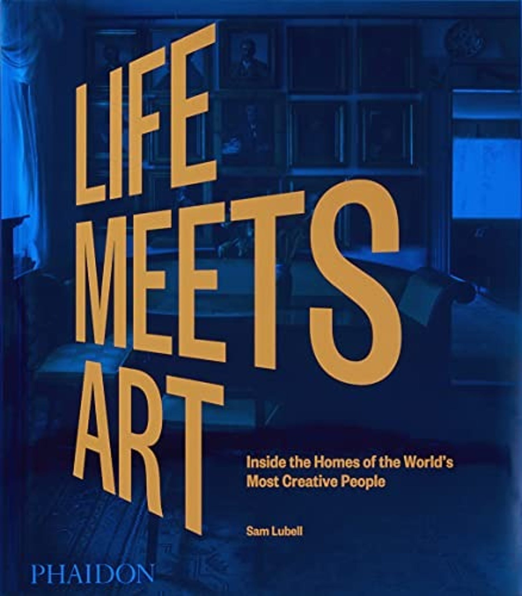Phaidon Blue 'Life Meets Art' Hardcover Book
