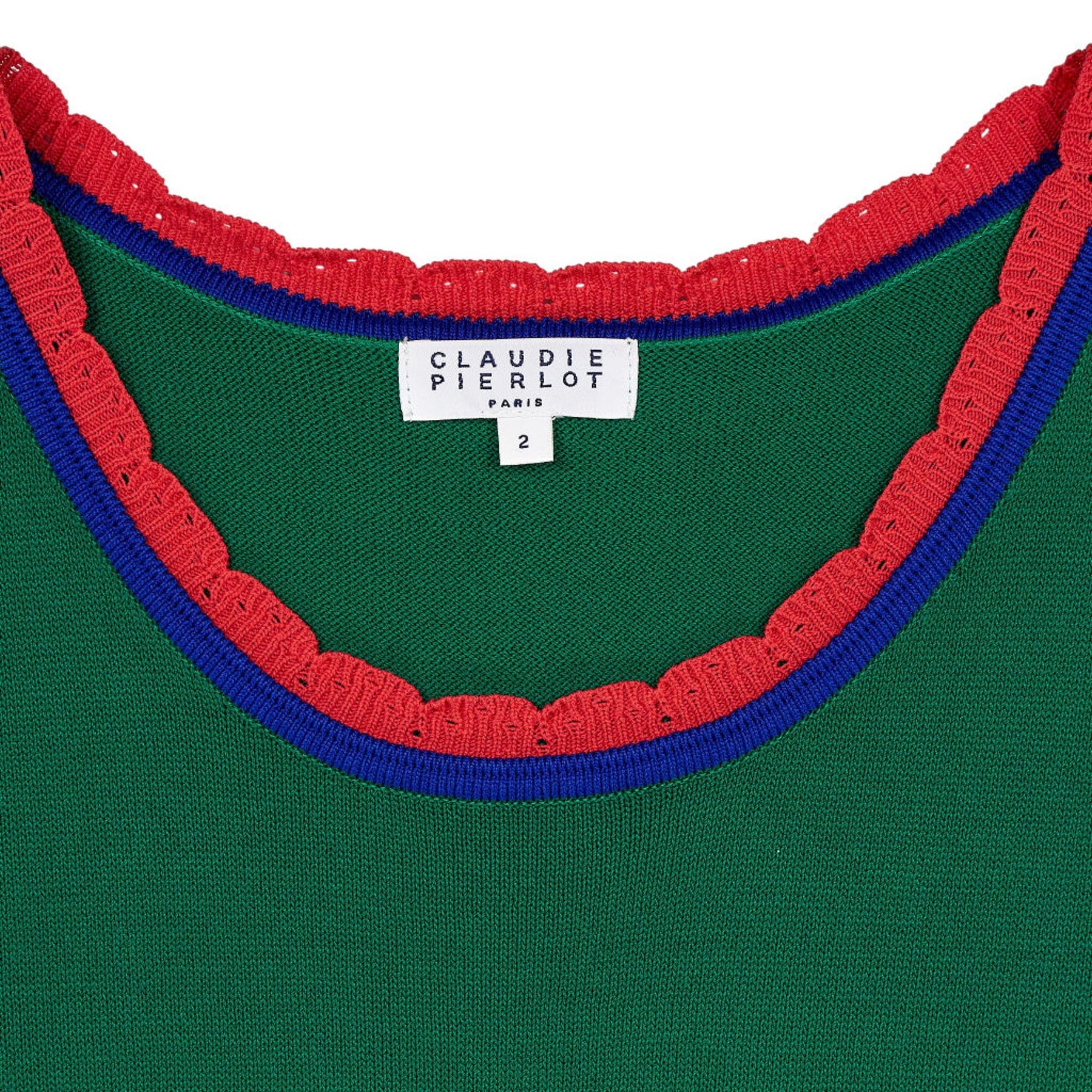 Claudie Pierlot Green Knit Dress