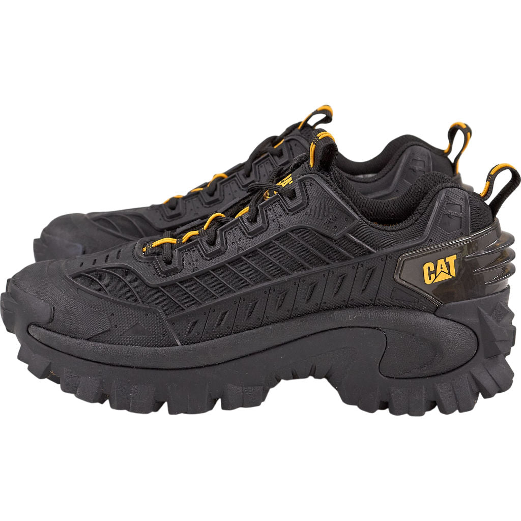 CAT Black Intruder Mecha Trainers UK 8