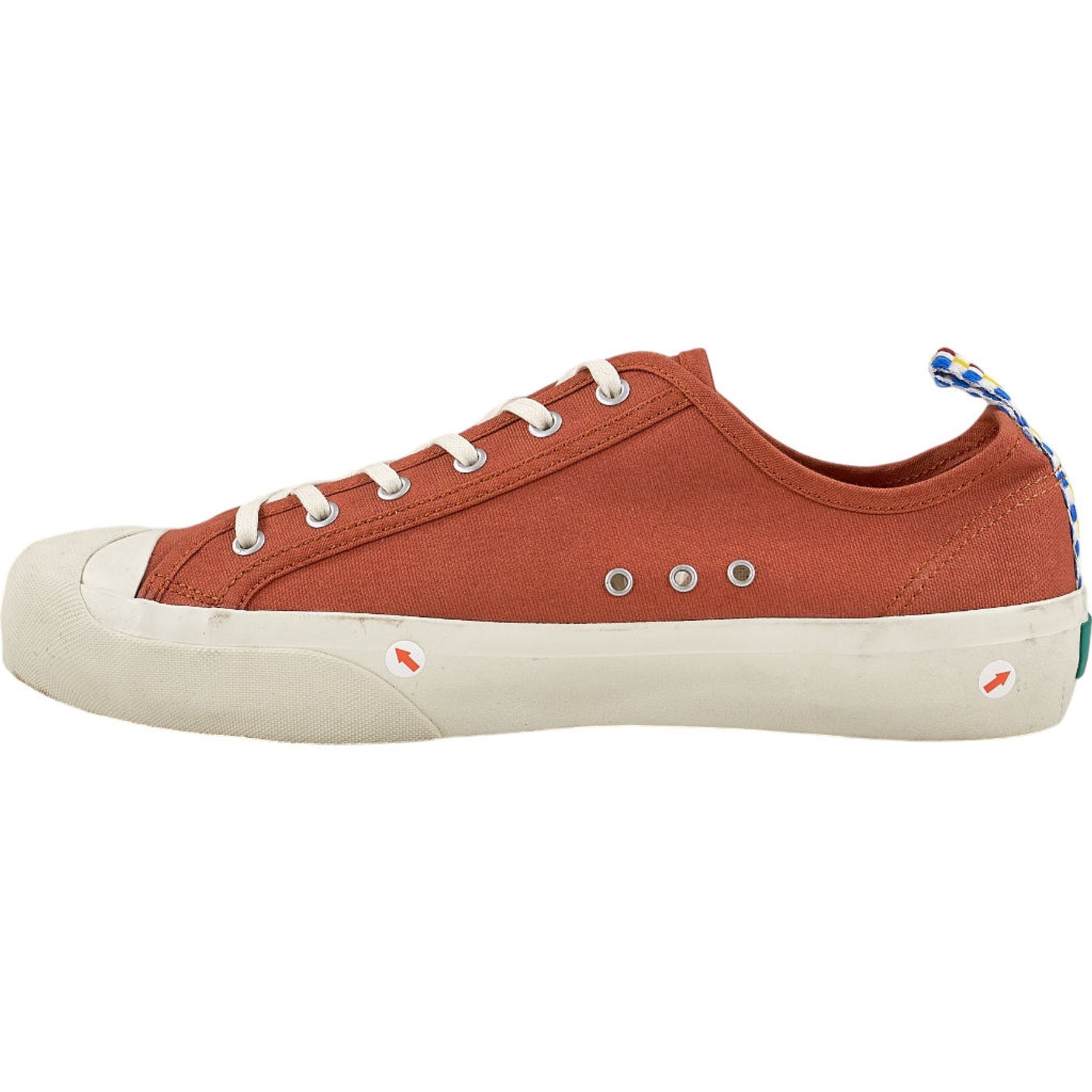 YMC Orange Canvas Trainers