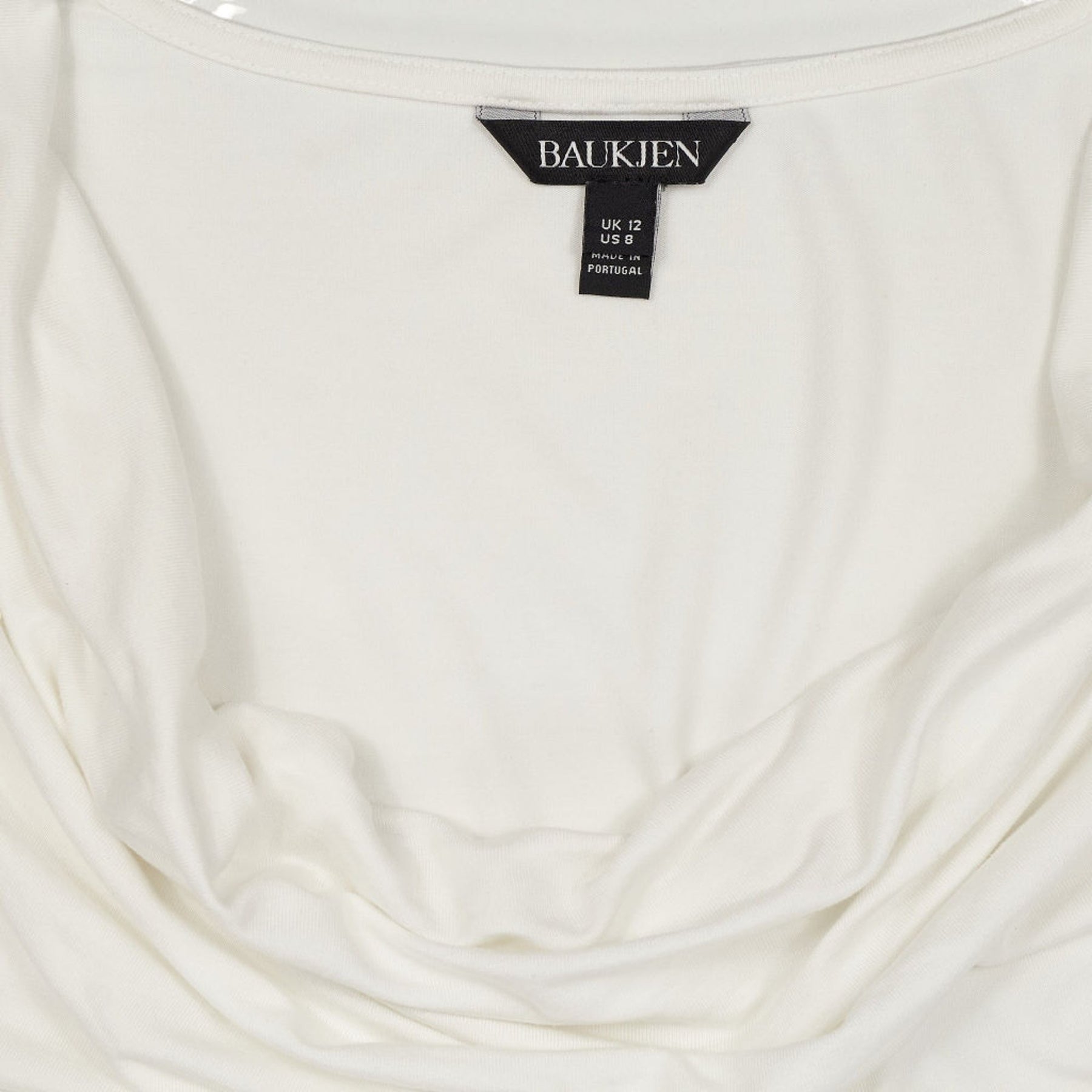 Baukjen White Cowl Neck Top