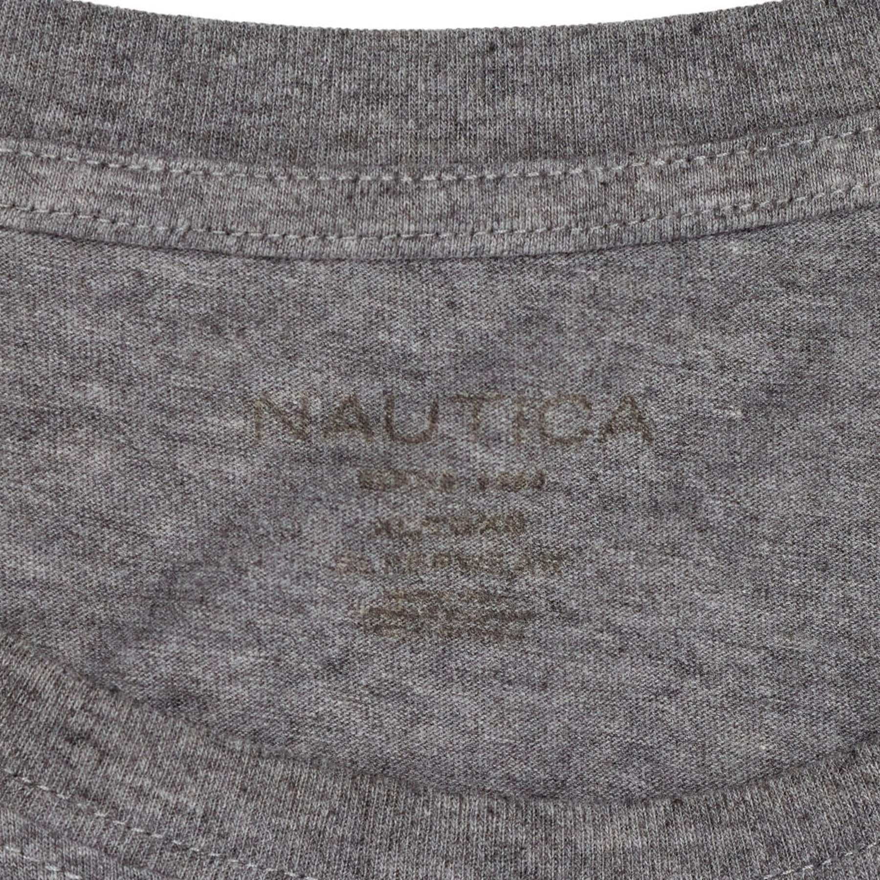 Nautica Grey Cotton T-Shirt