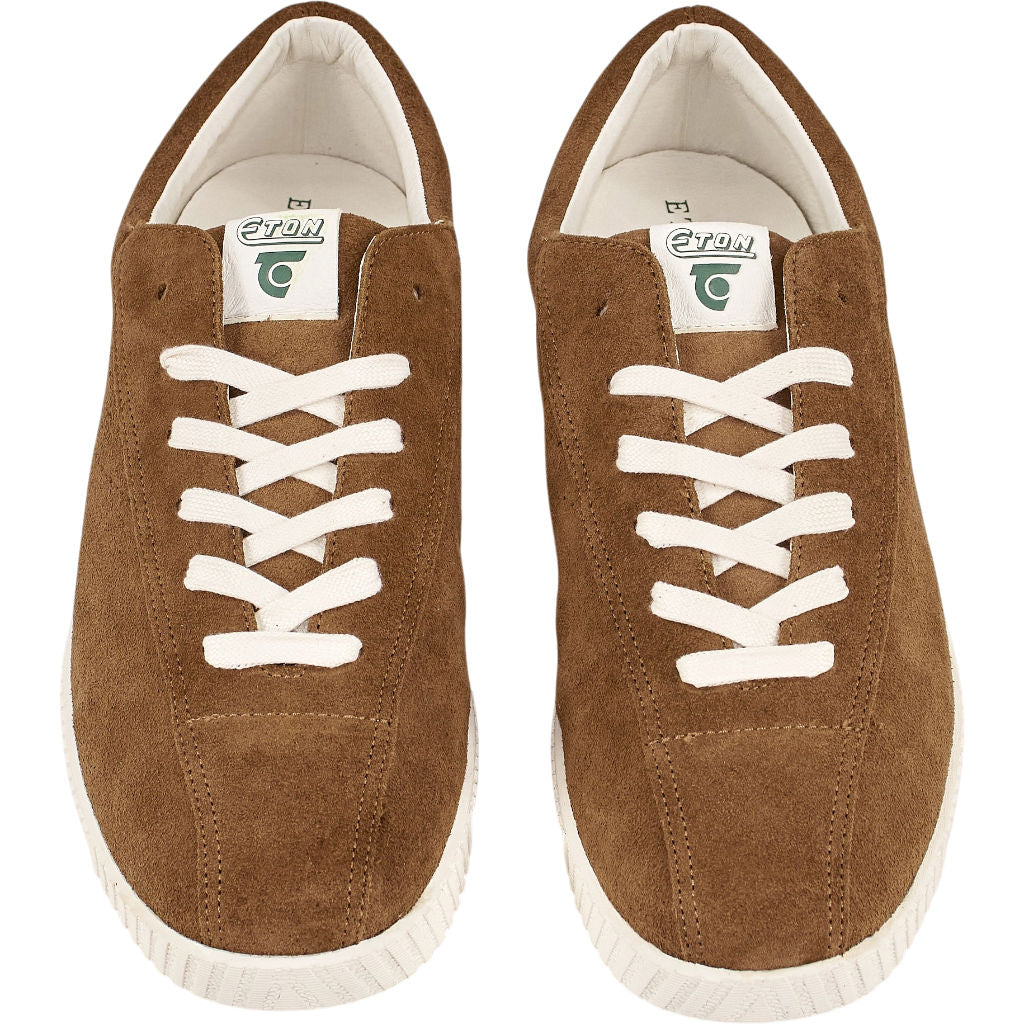 Tretorn Eton Brown Nylite Suede Trainers