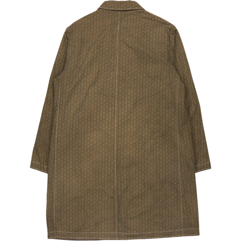 By Walid Brown Cotton Coat