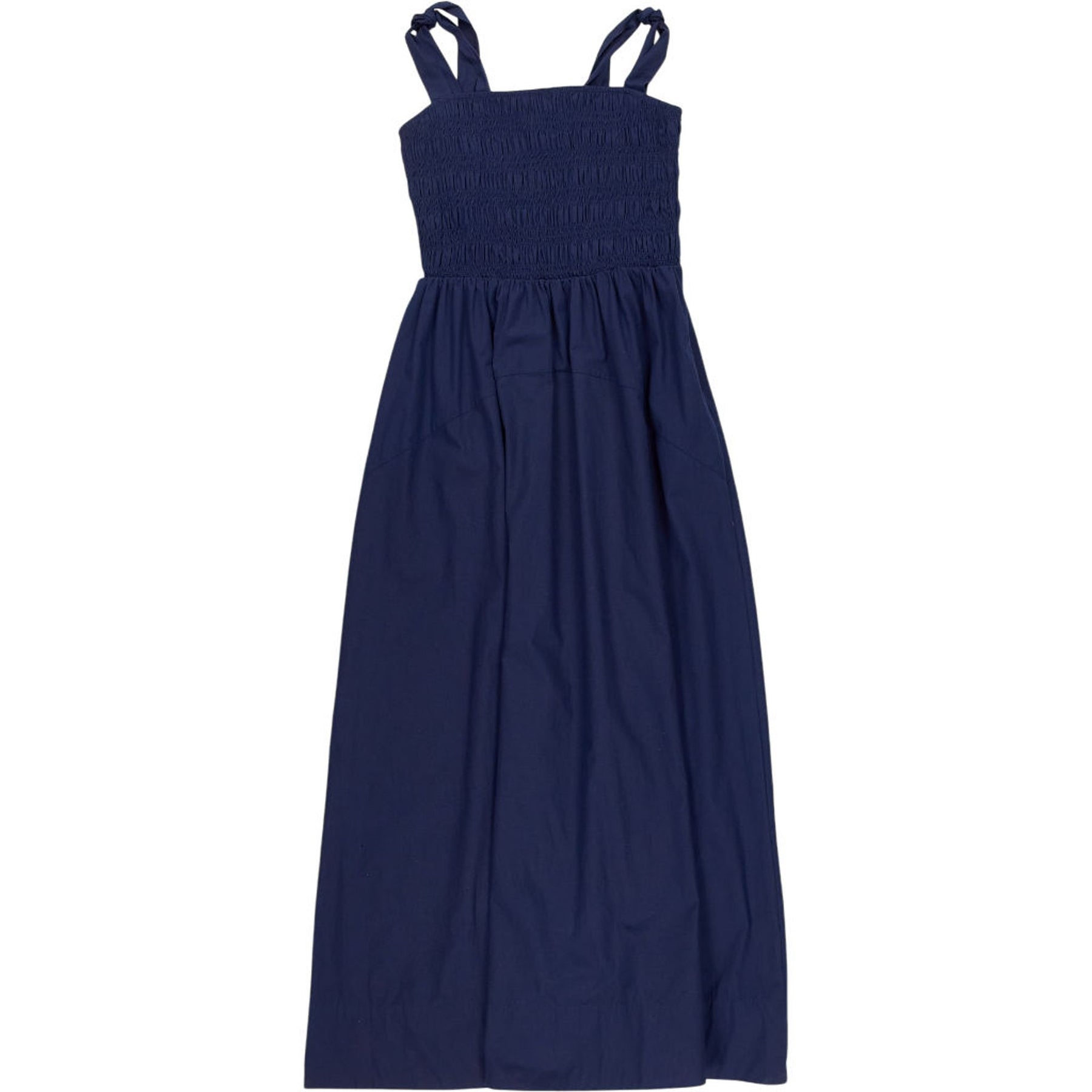 OMNES Blue Dixie Cotton Poplin Dress