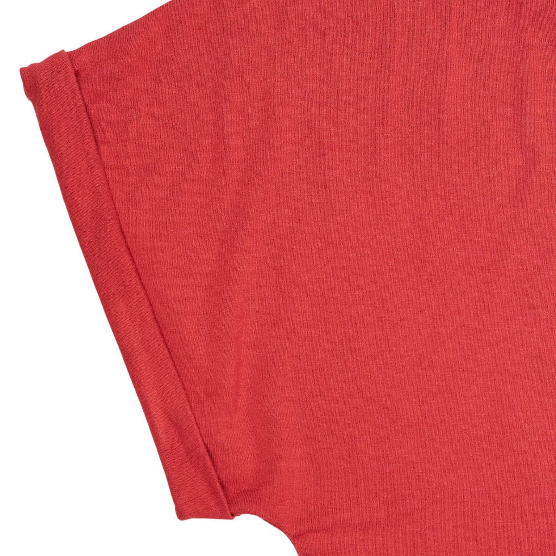 Baukjen Red Scoop Neck T-Shirt