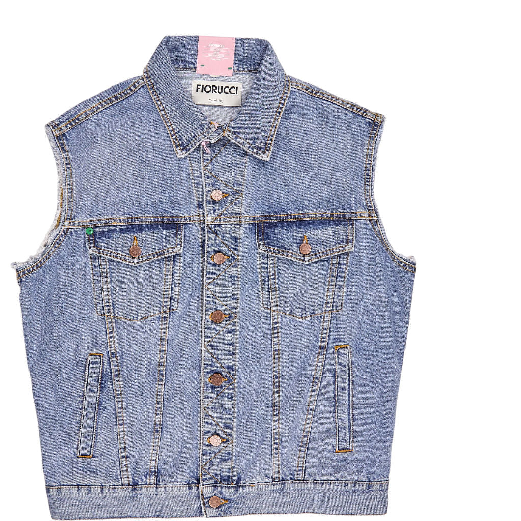 Fiorucci Blue Denim Nico Trucker Jacket