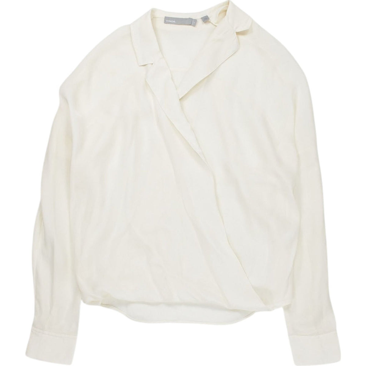 Vince Cream Silk Blouse