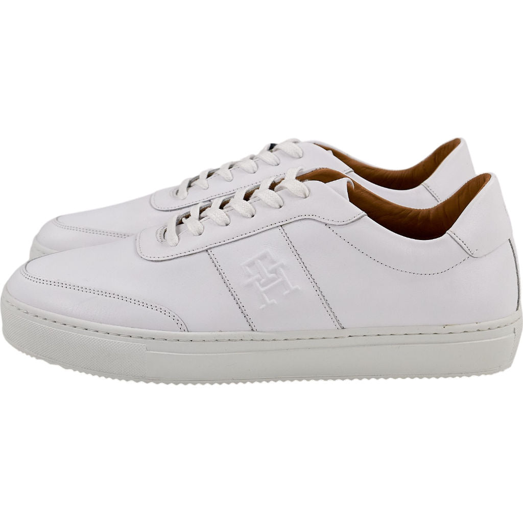 Tommy Hilfiger White Leather Trainers