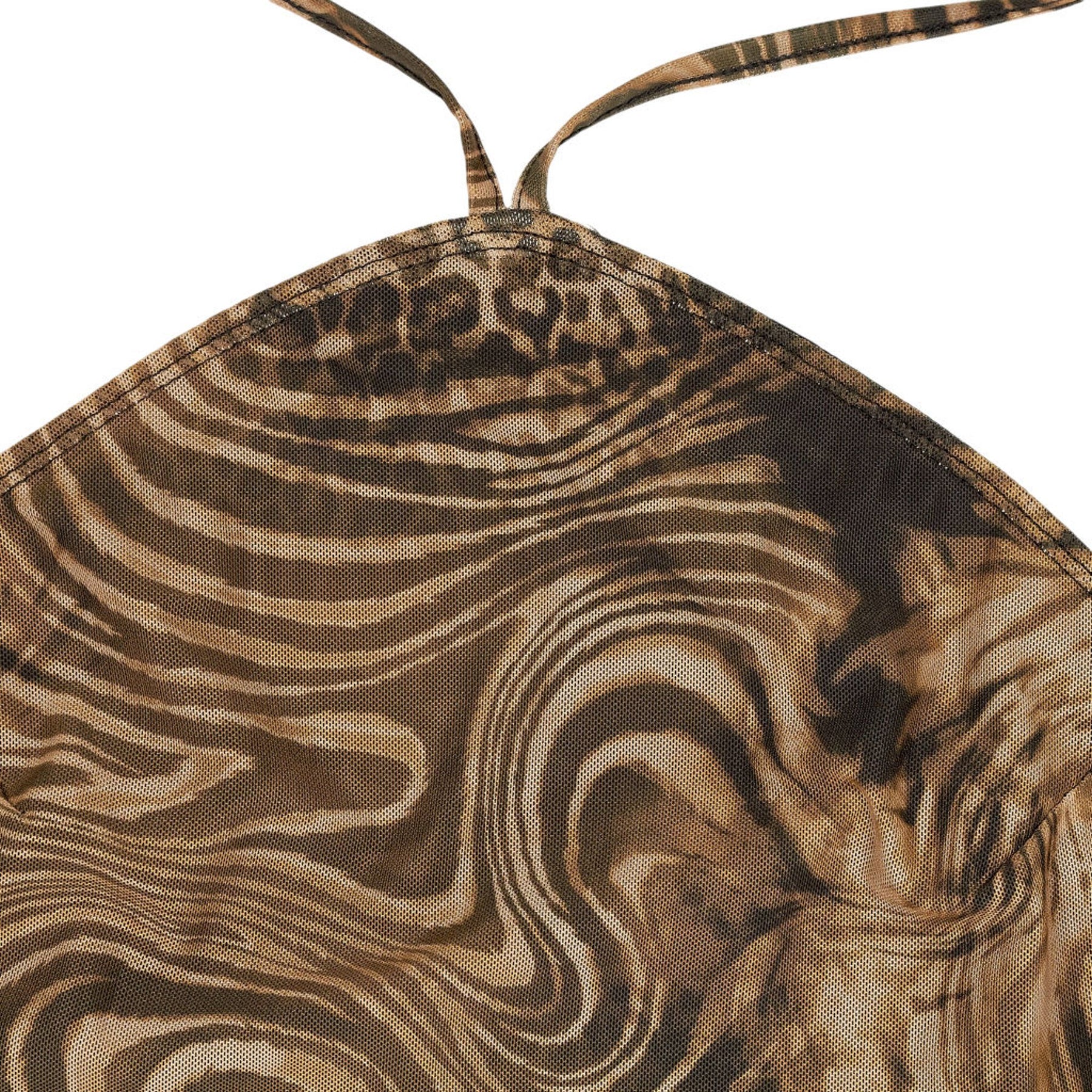 Motel Brown Cheetah Maliga Dress Strappy