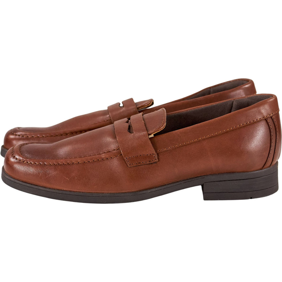 Next Brown Leather Loafers