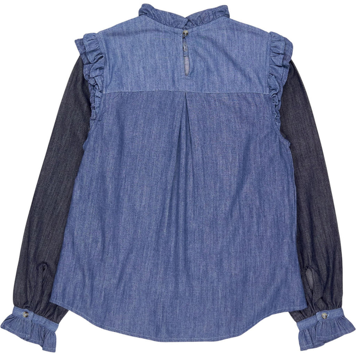 seventy + mochi Blue Aria Blouse