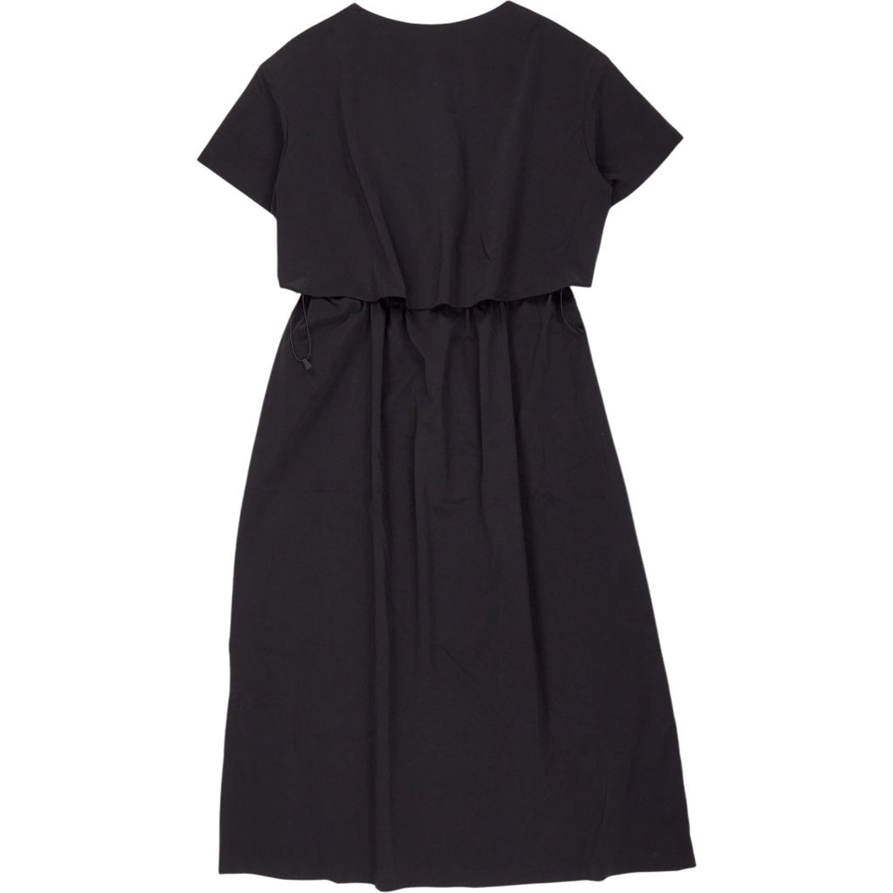 Snow Peak Black Drawstring Dress