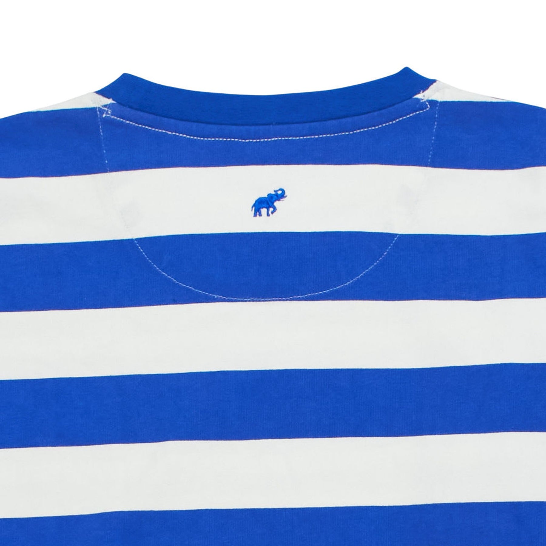 Beaufort & Blake Blue White Striped Long Sleeve Top