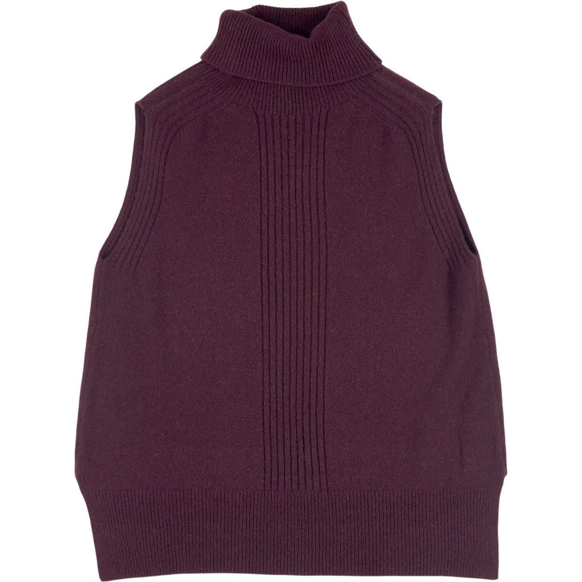 Beaufort & Blake Burgundy Sleeveless Knit Top