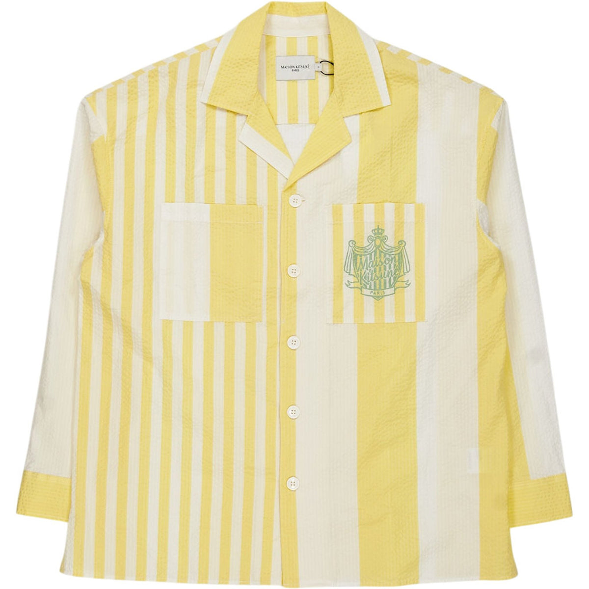 Maison Kitsuné Lemon Striped Shirt