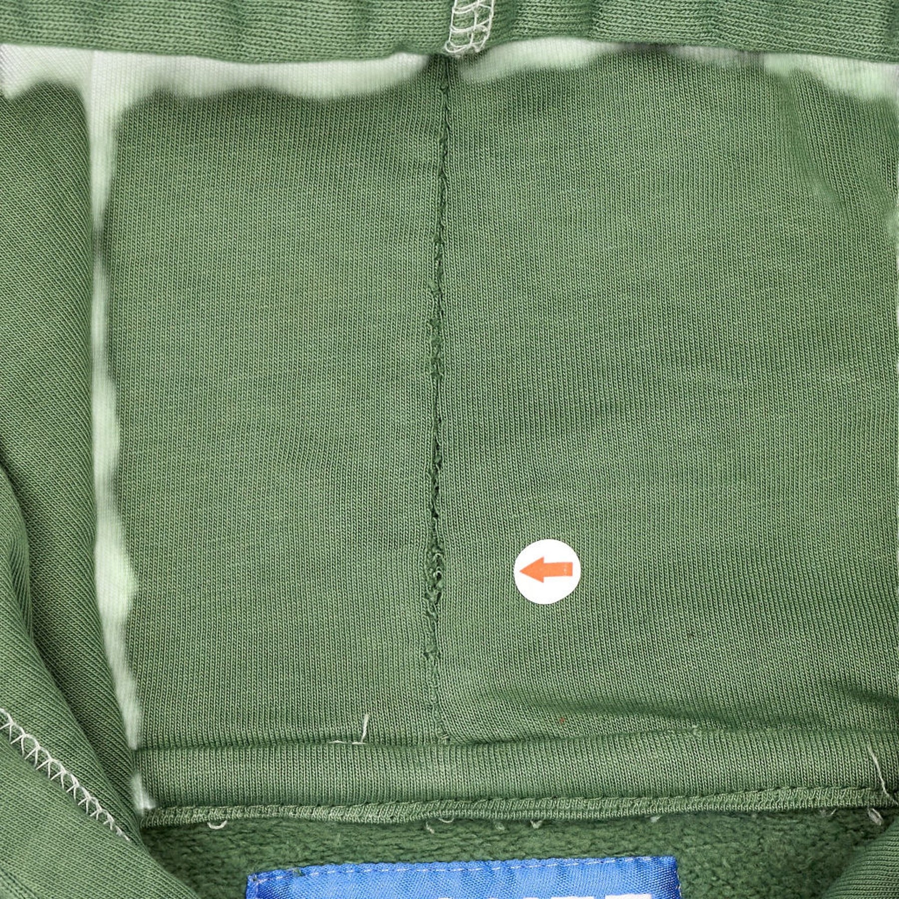 Market Green Cotton Hoodie