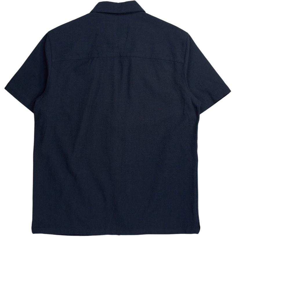 Farah Navy Francis Short Sleeve Shirt