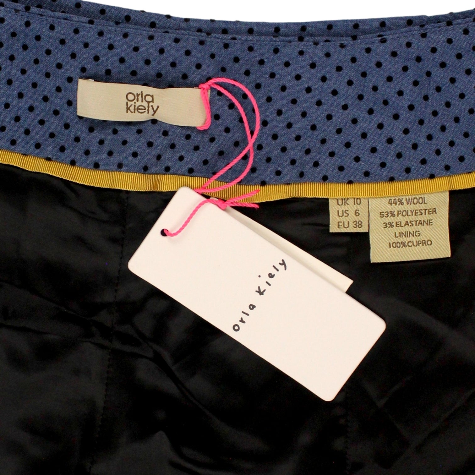 Orla Kiely Blue Raised Dot Shorts