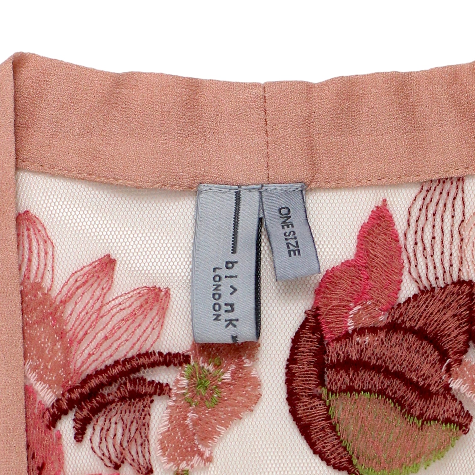 Bl^nk London Pink Embroidered Coat