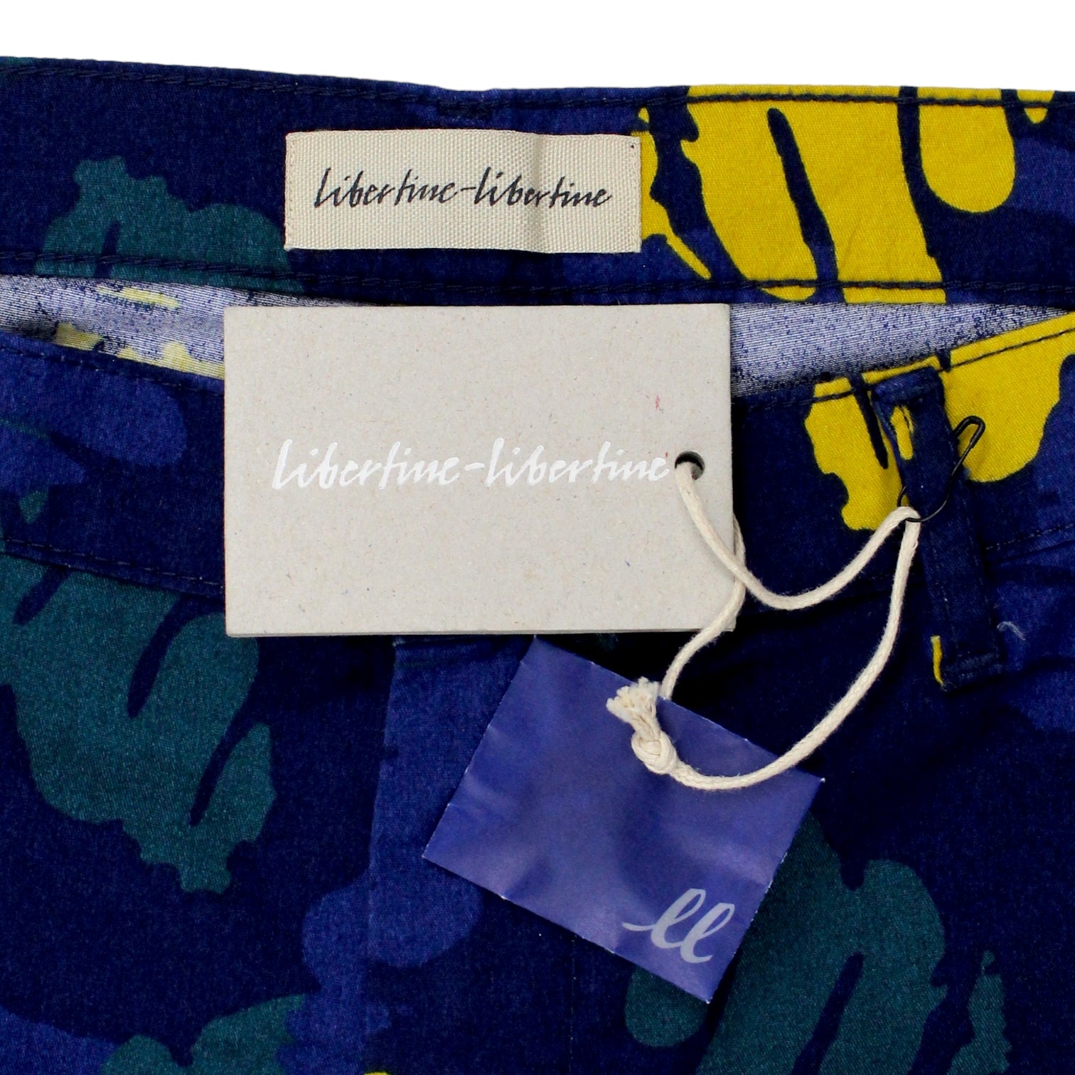 Libertine-Libertine Blue/Multi Abstract Shorts