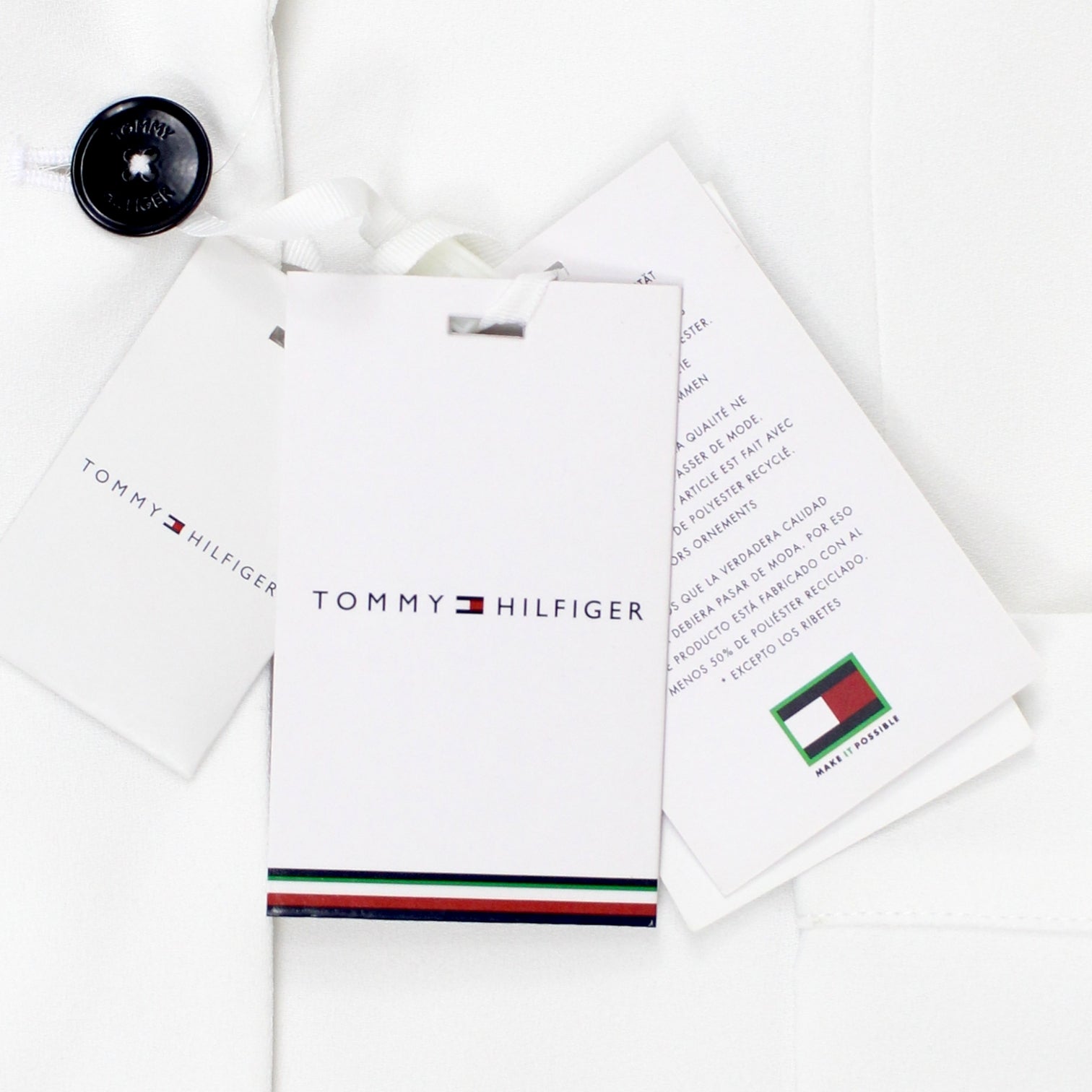Tommy Hilfiger White Crepe Jacket