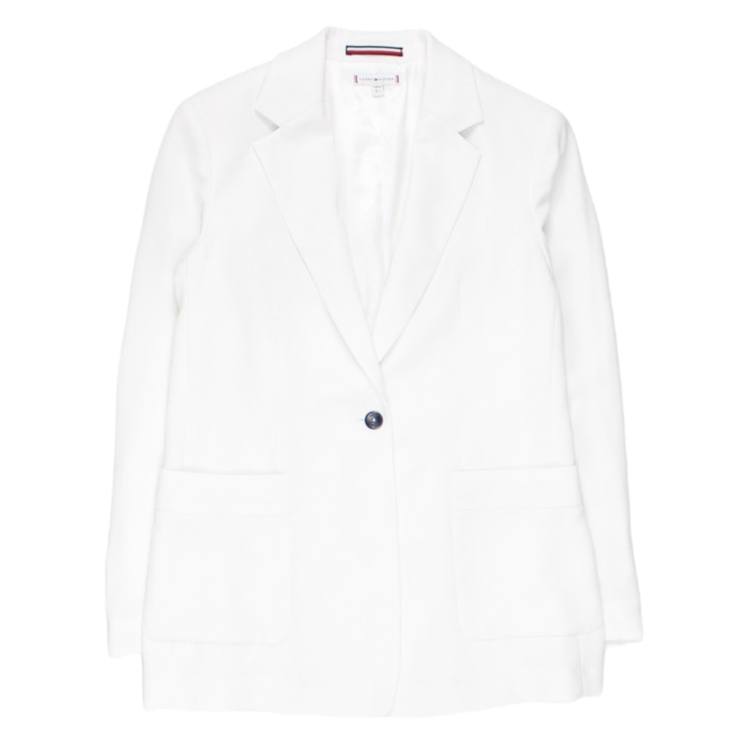 Tommy Hilfiger White Crepe Jacket