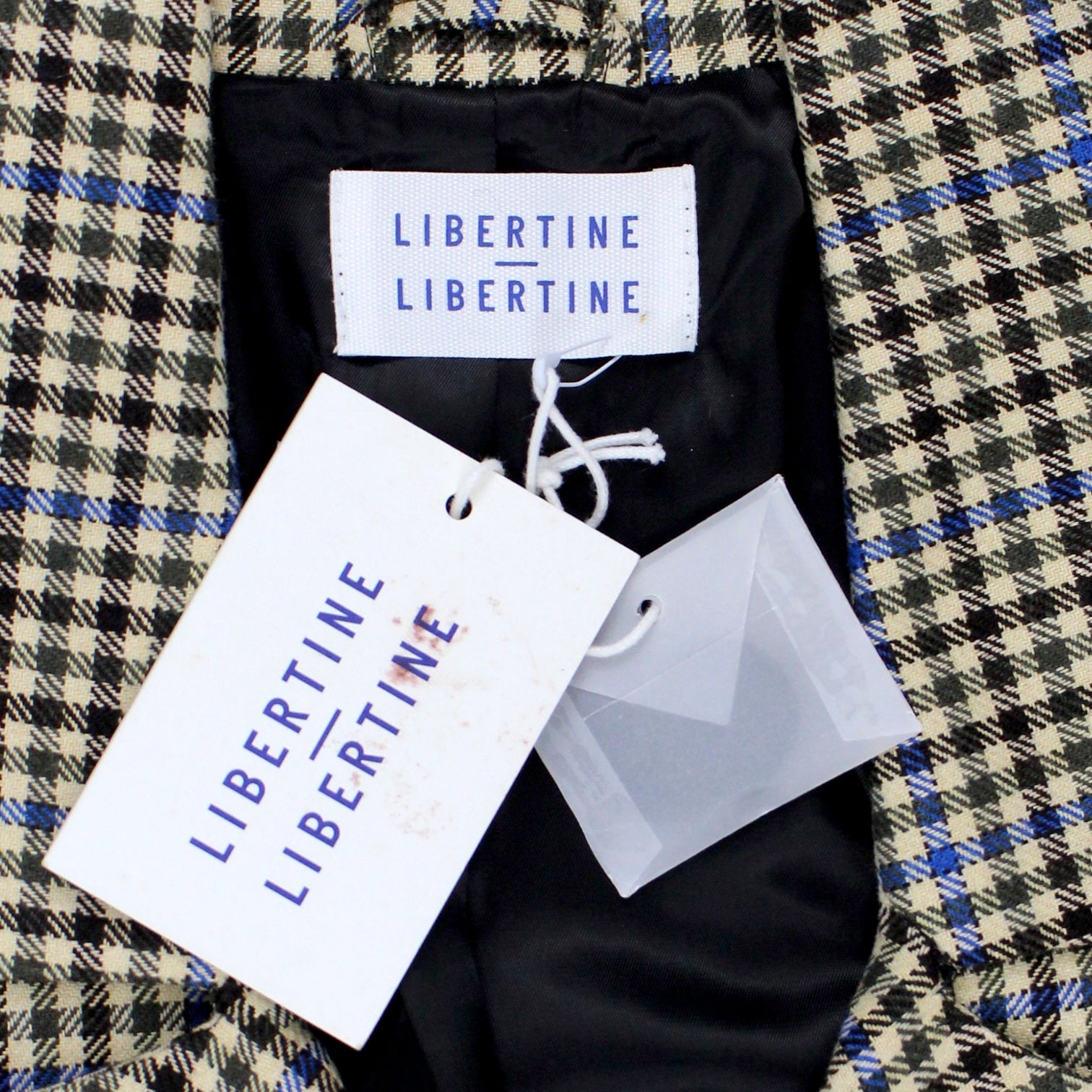 Libertine-Libertine Cream Check Jacket