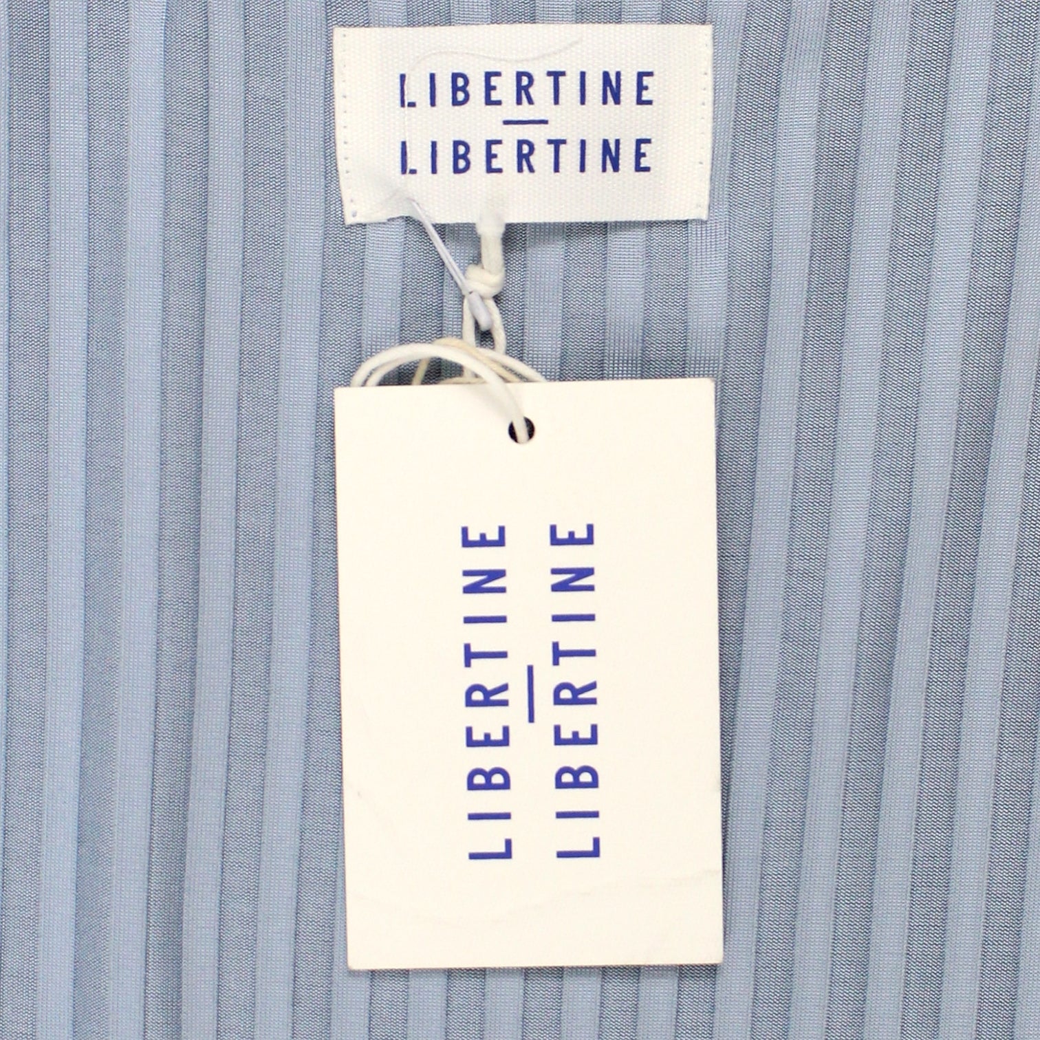 Libertine-Libertine Light Blue Skinny Rib Dress