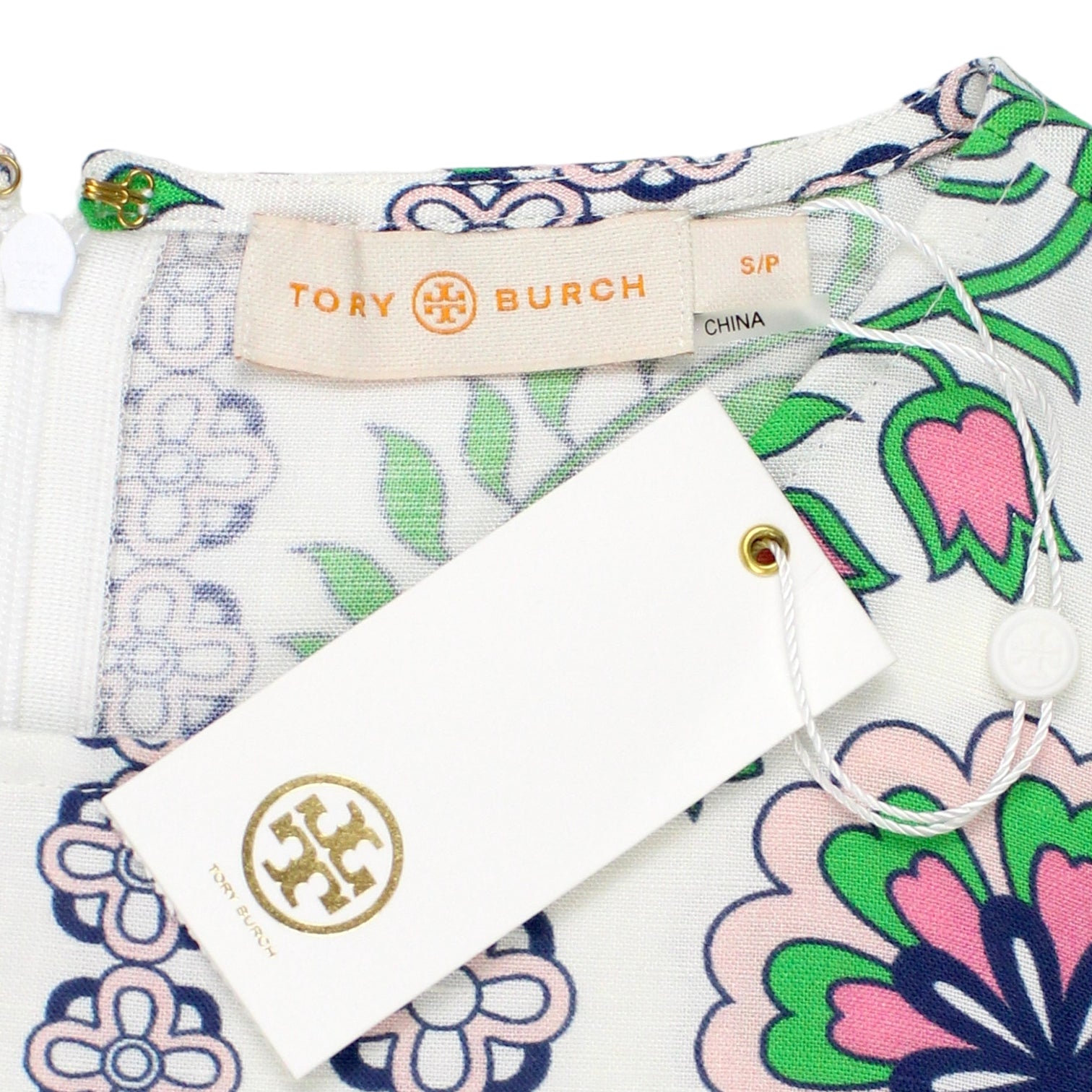 Tory Burch White Floral Dress