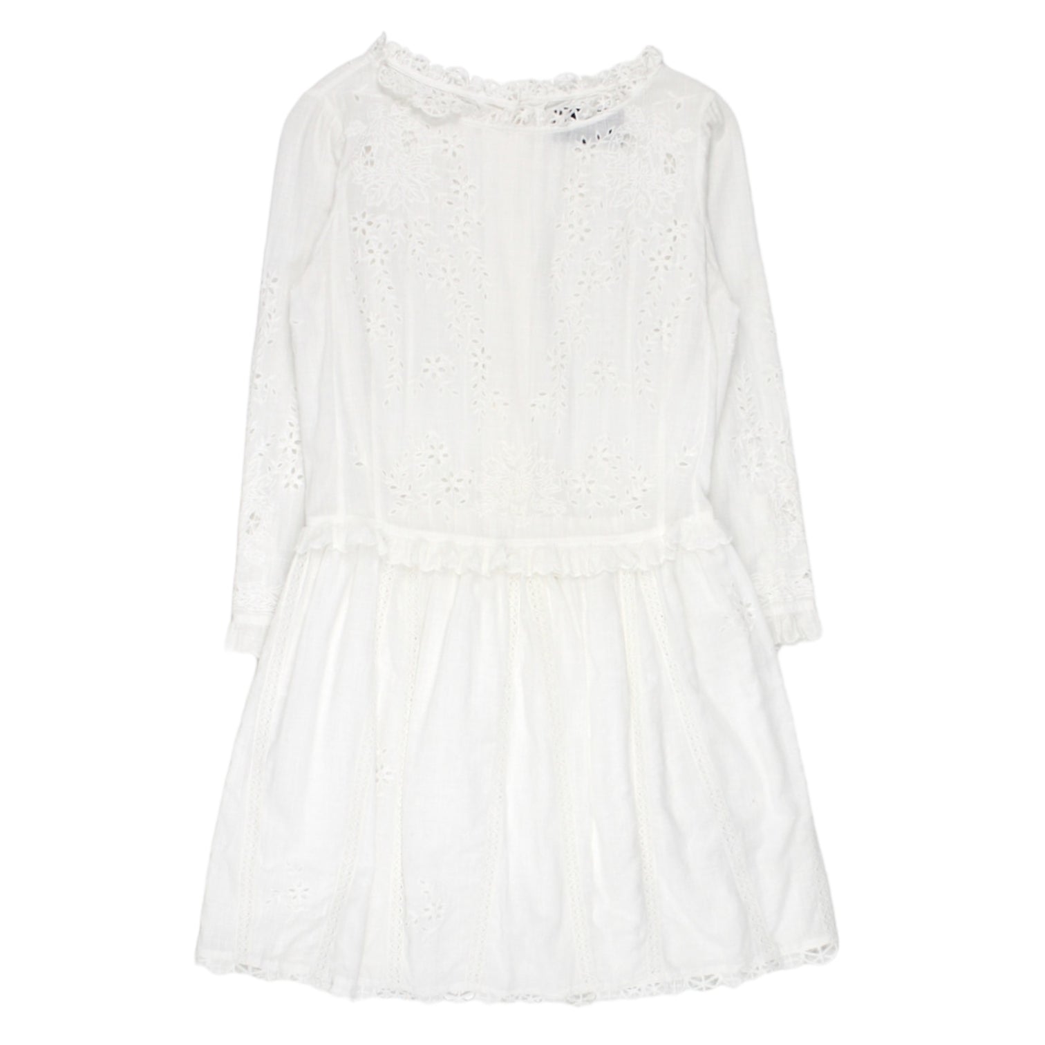 Zadig & Voltaire White Broderie Anglais Dress