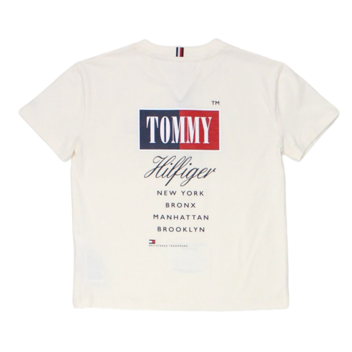 Tommy Hilfiger Cream Logo T-Shirt