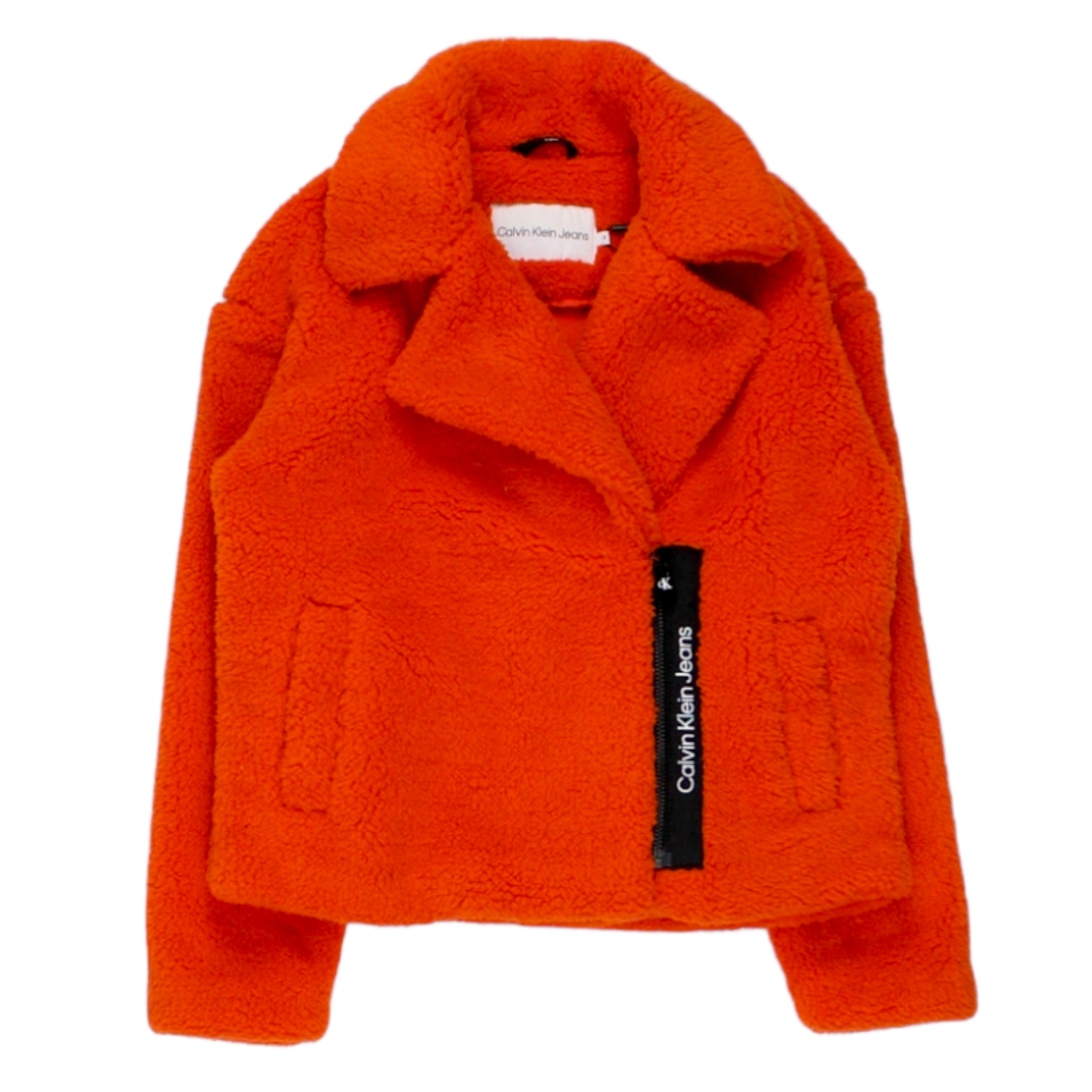 Orange on sale teddy jacket