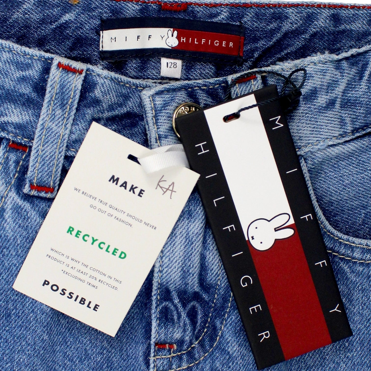 Tommy Hilfiger X Miffy Blue Denim Jeans Skirt