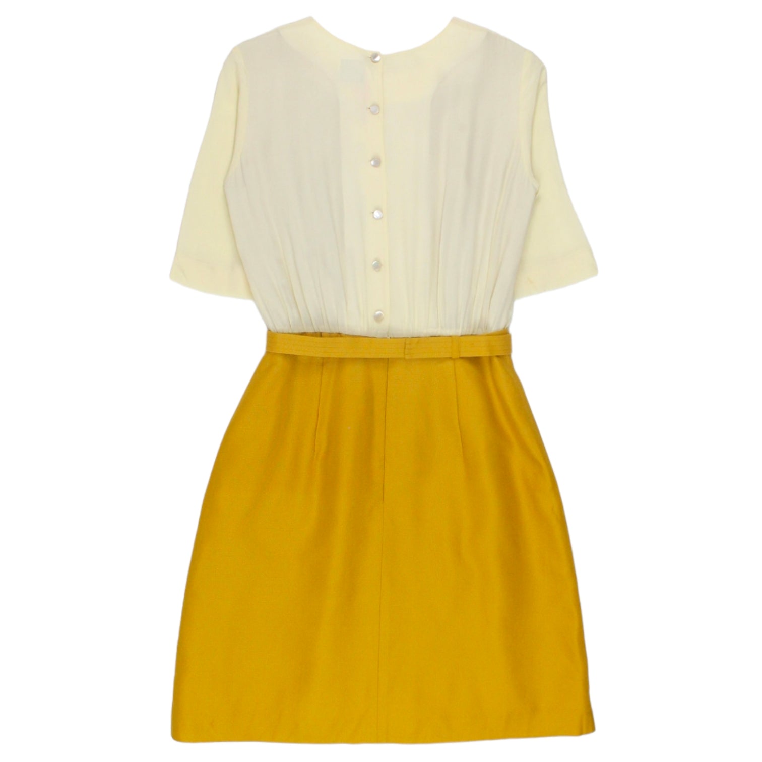 Orla Kiely Ochre Drape Neck Dress