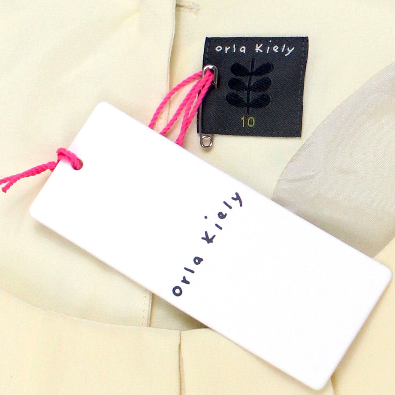 Orla Kiely Ochre Drape Neck Dress