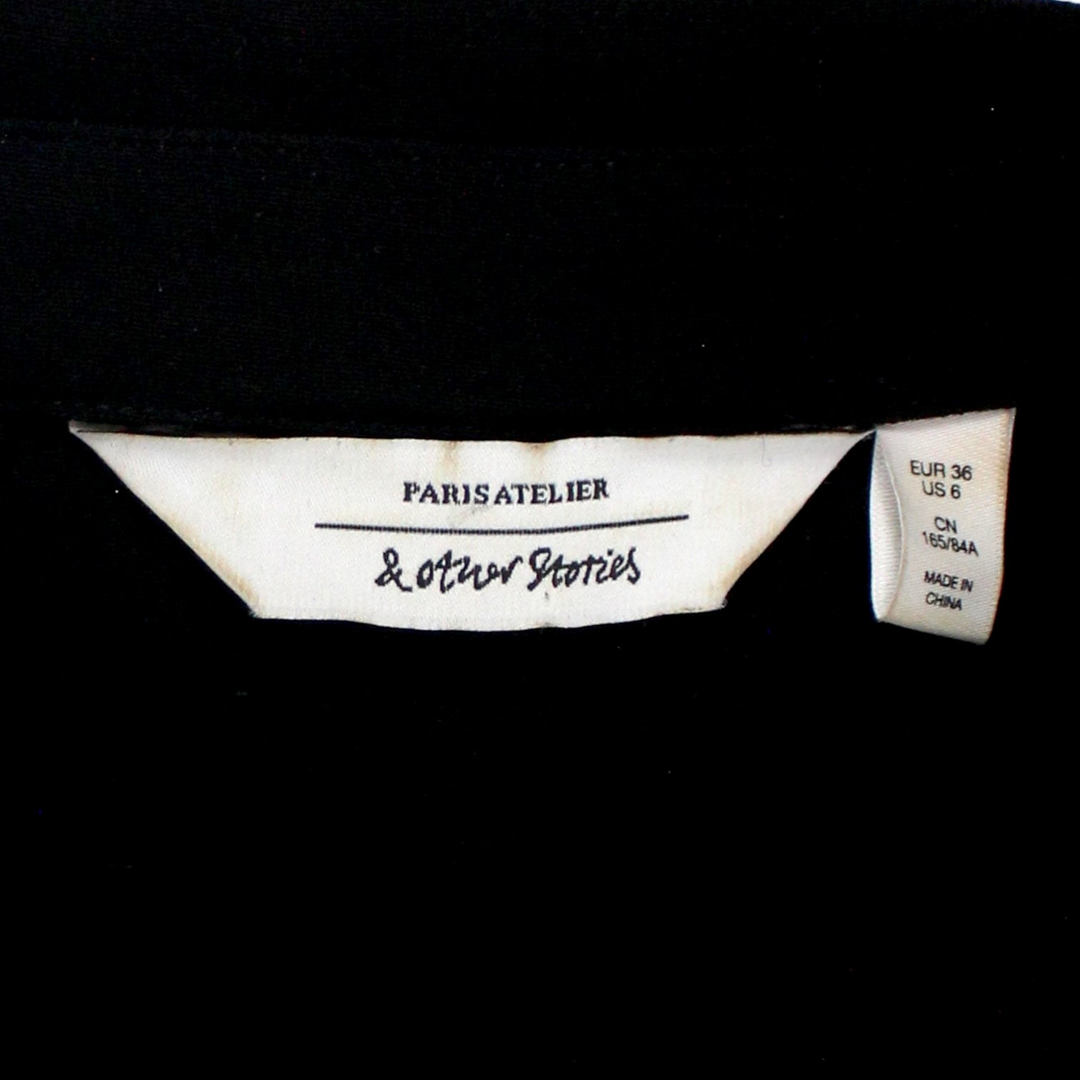 & Other Stories Black/Multi Western Style Shirt