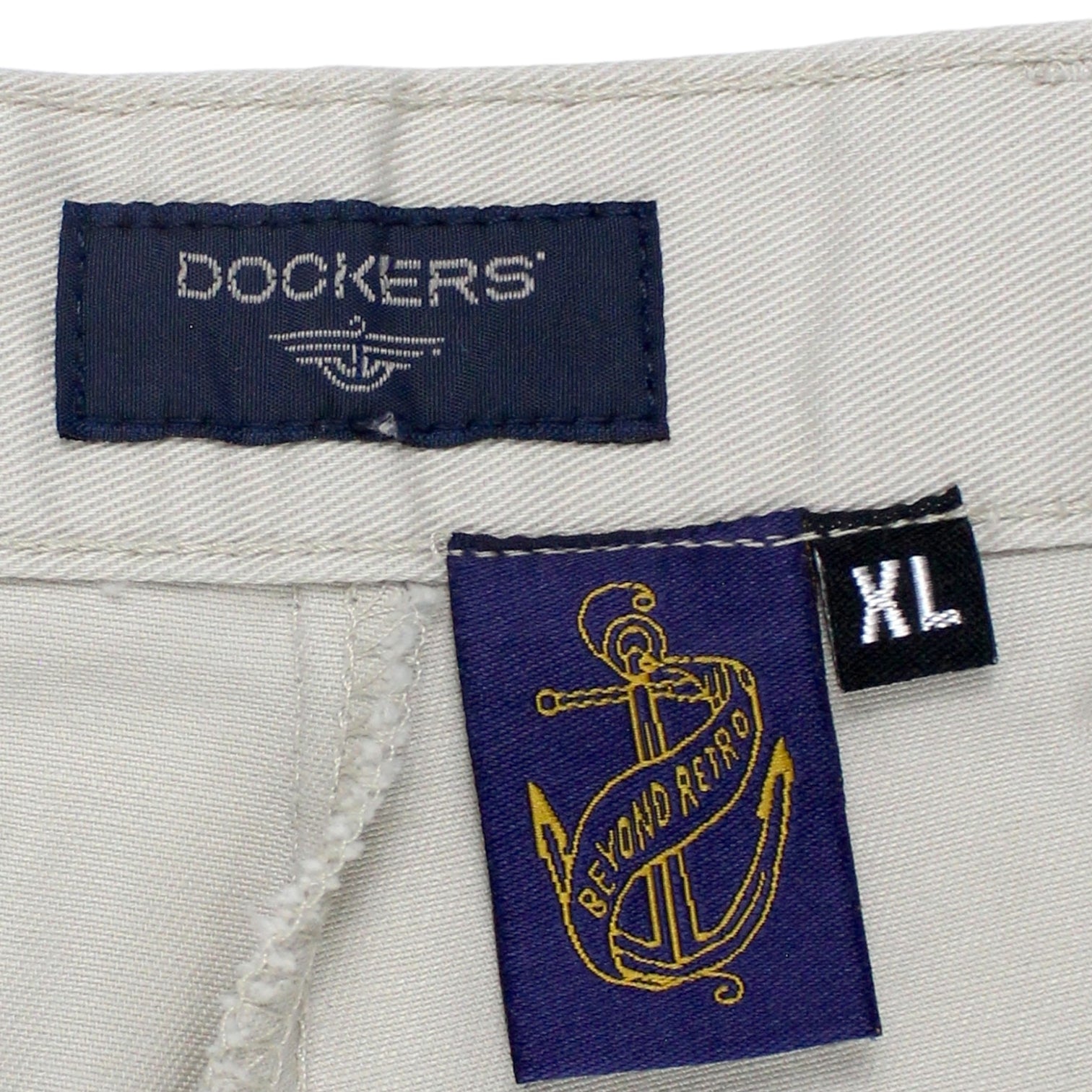 Dockers Cream Knee Patch Chino's