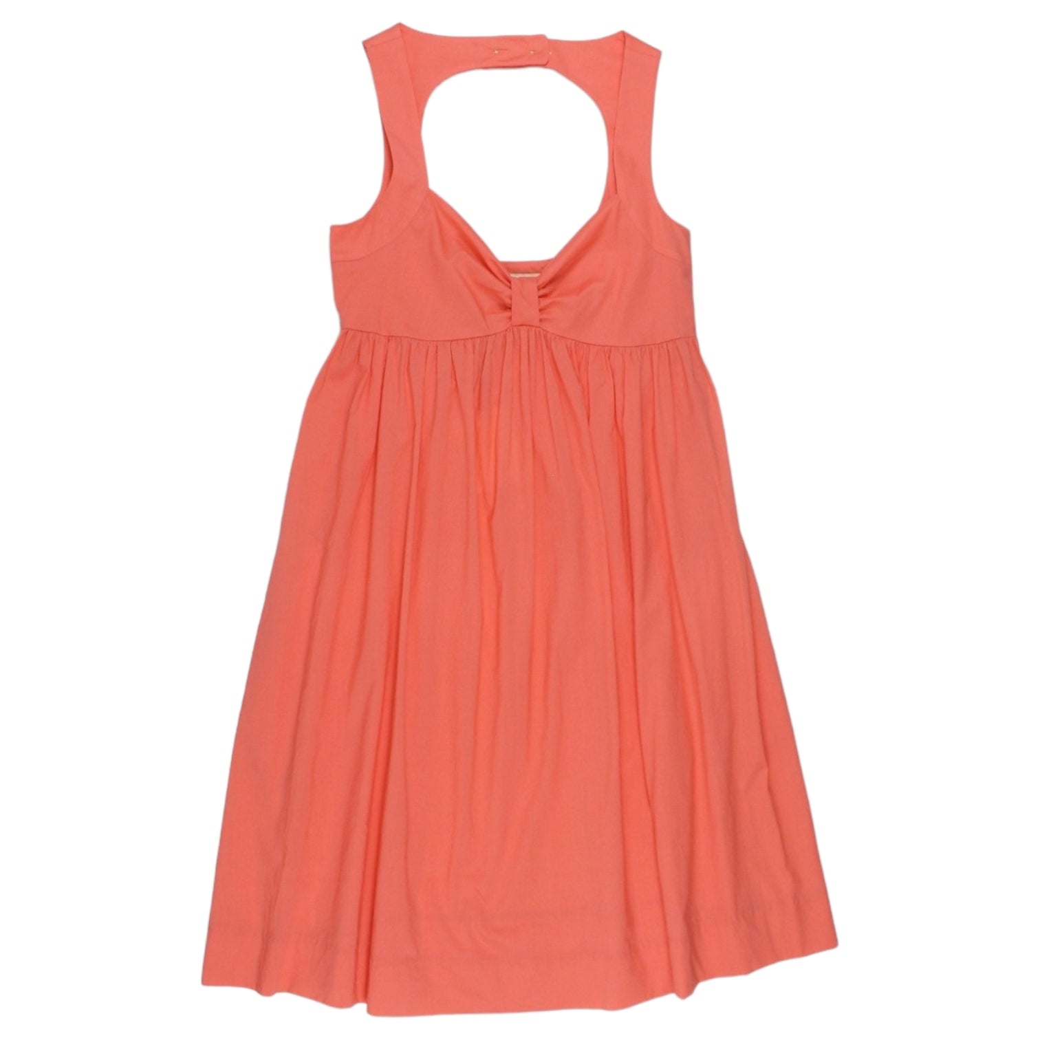 Olive & Orange Coral Cotton Sundress UK 10