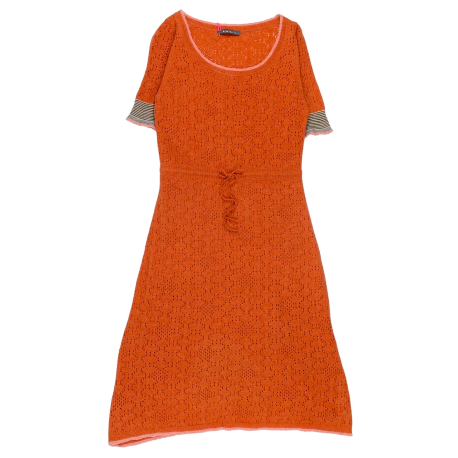 Orla Kiely Orange Geelong Pointelle Dress