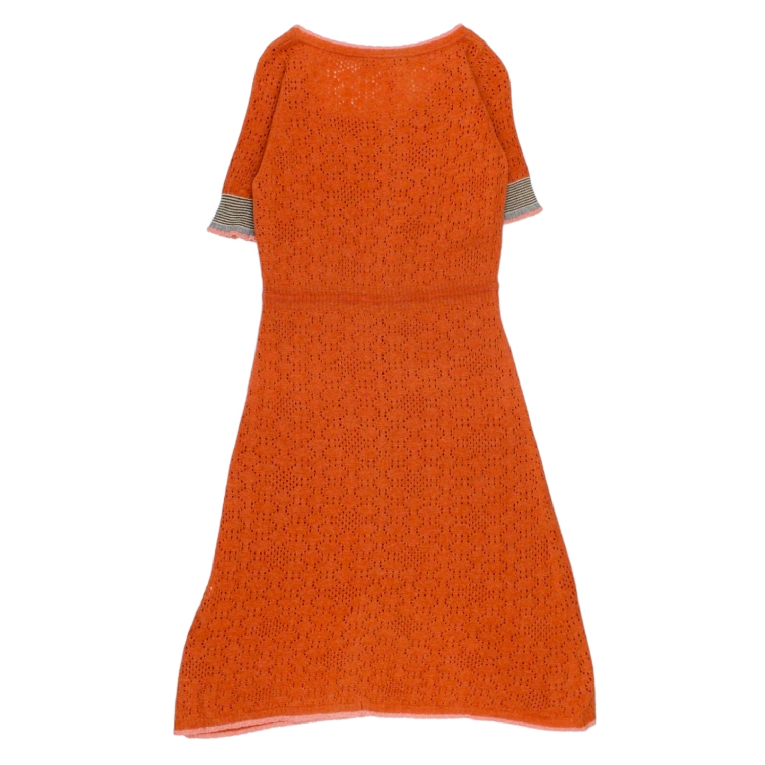 Orla Kiely Orange Geelong Pointelle Dress