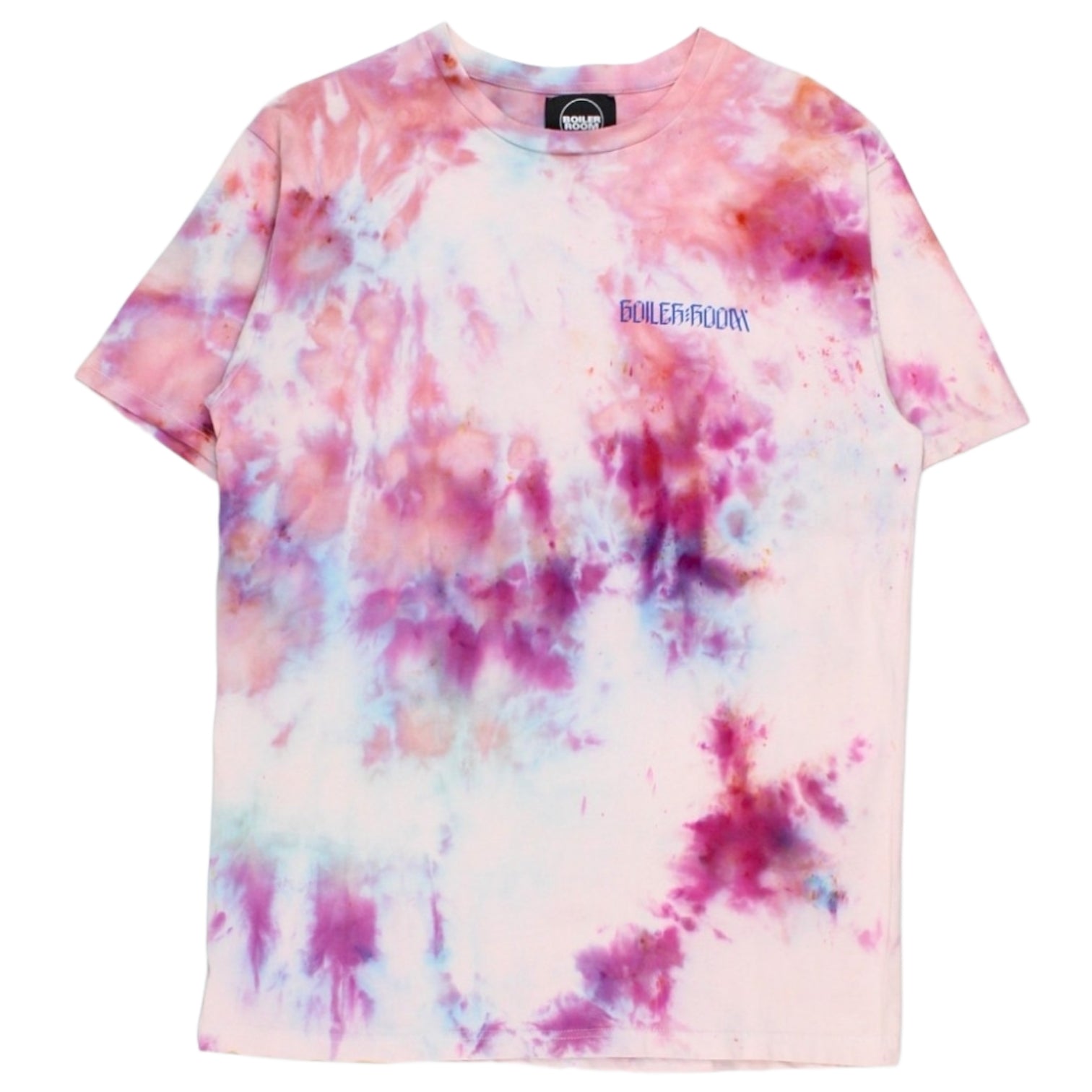 Boiler Room Size L Tie Dye Statue Lover Motif T-Shirt