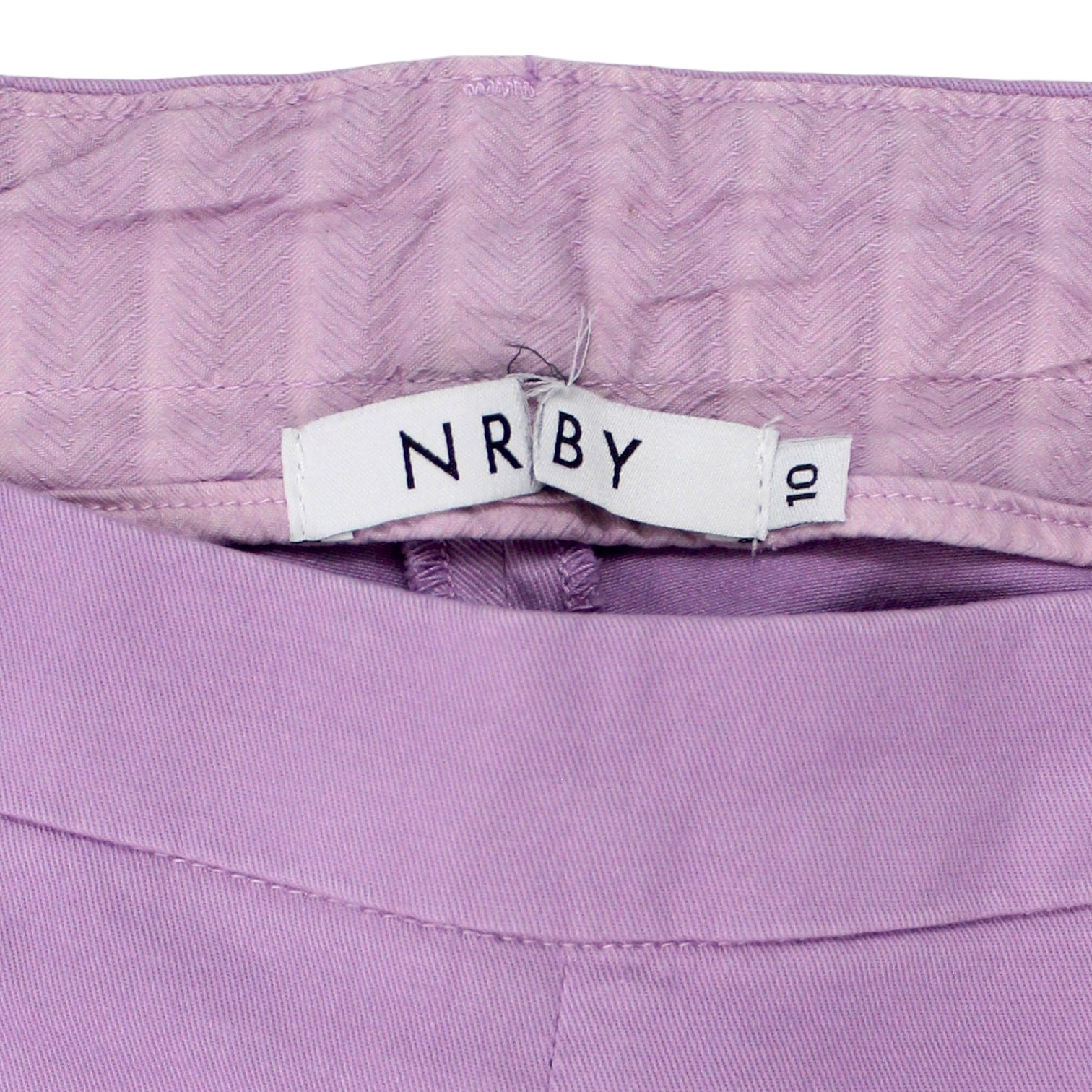 NRBY Lilac Flat Front Trousers - Sample
