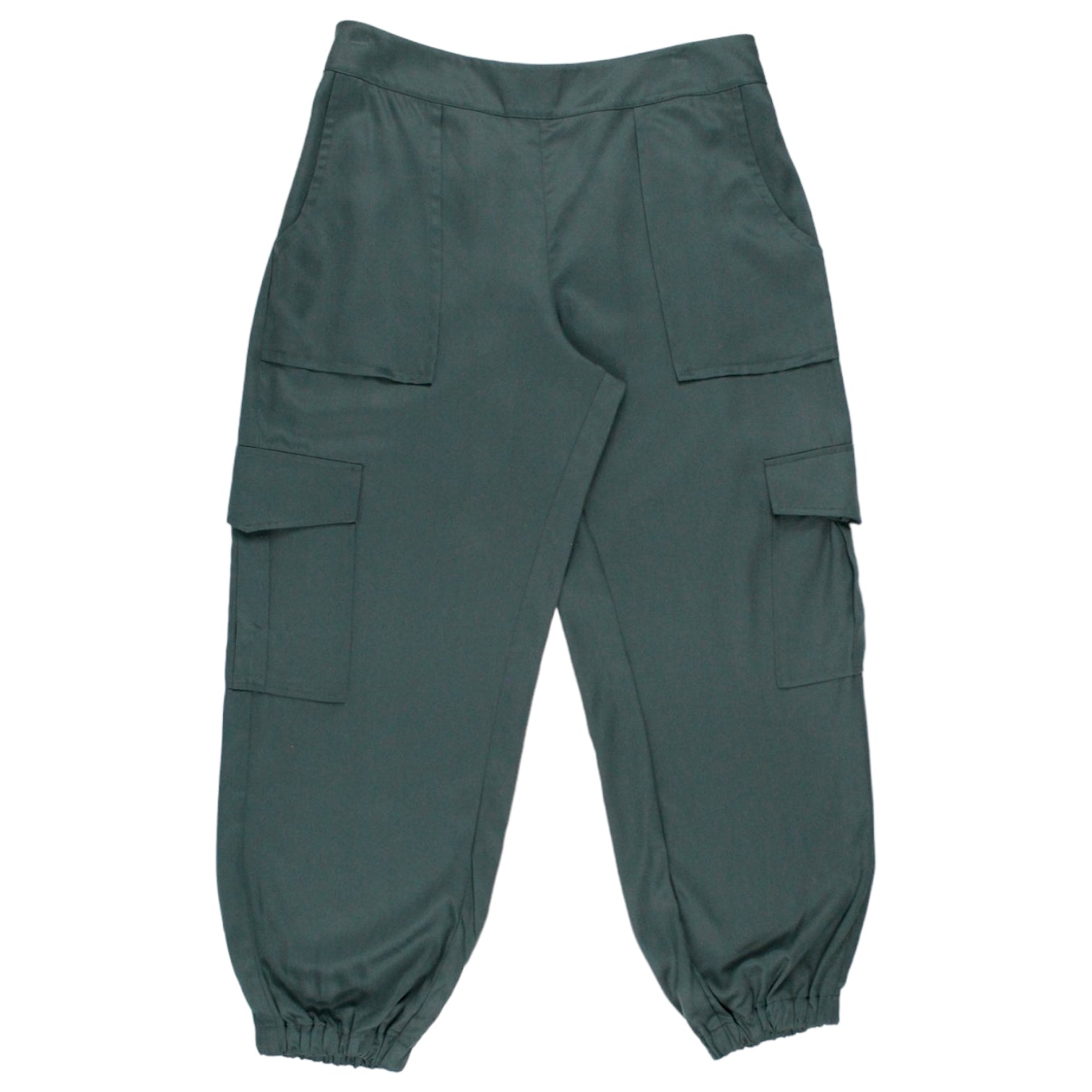 NRBY Khaki Ankle Skimming Cargo Pants