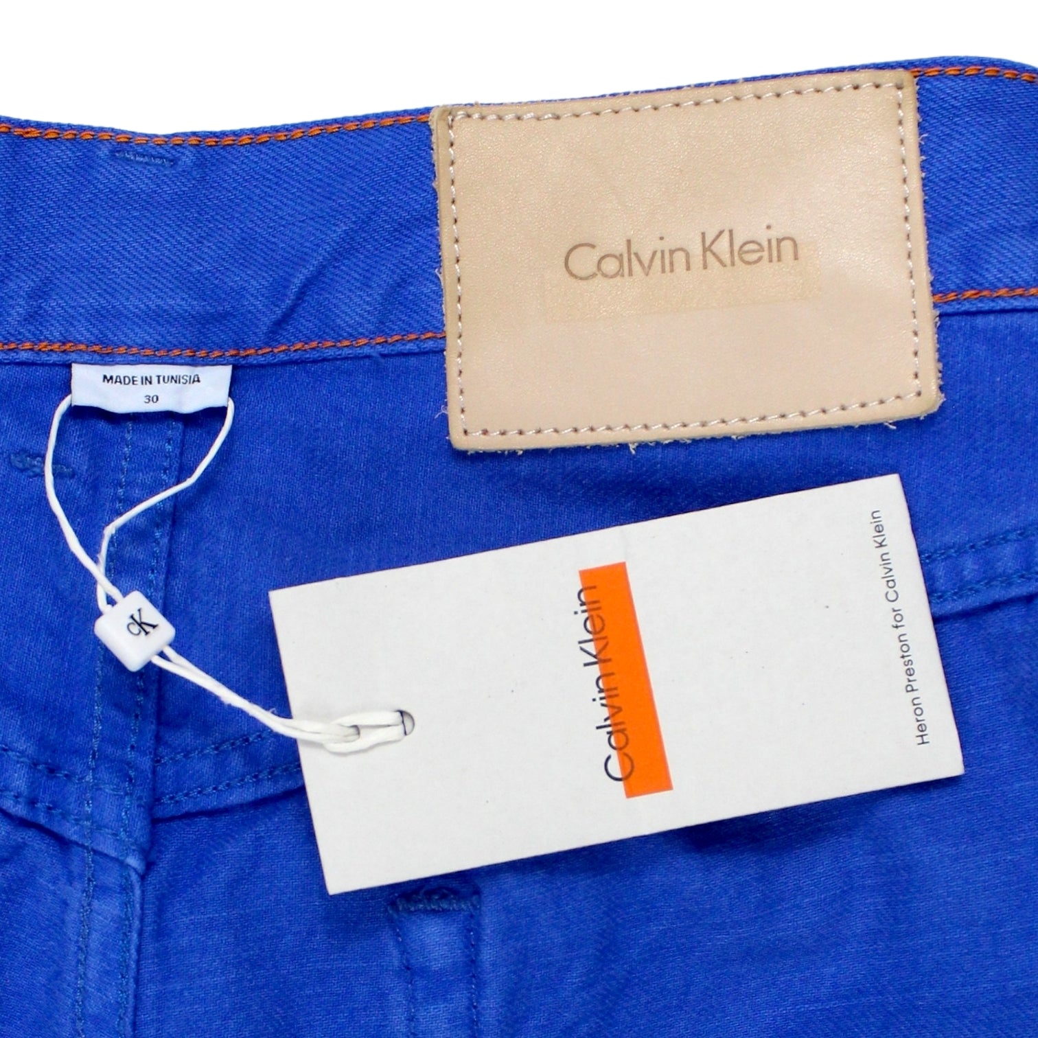 Heron Preston For Calvin Klein Cobalt Straight Leg Jeans